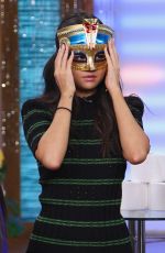 SELENA GOMEZ on the Set of Univisions Despierta America 09/18/2015
