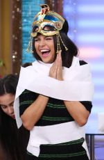 SELENA GOMEZ on the Set of Univisions Despierta America 09/18/2015