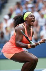 SERENA WILLIAMS at 2015 US Open, Day Three 09/02/2015