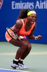 SERENA WILLIAMS at 2015 US Open, Day Three 09/02/2015