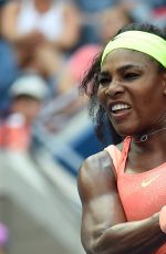 SERENA WILLIAMS at 2015 US Open, Day Three 09/02/2015