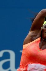 SERENA WILLIAMS at 2015 US Open, Day Three 09/02/2015