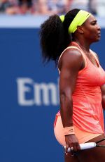 SERENA WILLIAMS at 2015 US Open, Day Three 09/02/2015