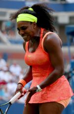 SERENA WILLIAMS at 2015 US Open, Day Three 09/02/2015