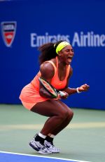 SERENA WILLIAMS at 2015 US Open, Day Three 09/02/2015