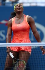 SERENA WILLIAMS at 2015 US Open, Day Three 09/02/2015
