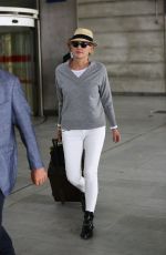 SHARON STONE Arrives at Roissy Airport in Paris 09/15/2015