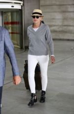 SHARON STONE Arrives at Roissy Airport in Paris 09/15/2015