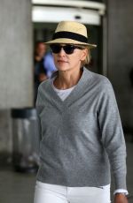 SHARON STONE Arrives at Roissy Airport in Paris 09/15/2015