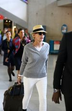 SHARON STONE Arrives at Roissy Airport in Paris 09/15/2015