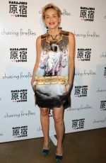 SHARON STONE at Harajuku Lovers Fall Fashion and Accessory Line for Girls 09/24/2015