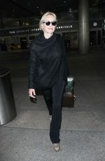 SHARON STONE at LAX Airport in Los Angeles 09/20/2015