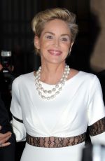 SHARON STONE at Pilosio Building Peace Award 2015 Cocktail Party in Milan 09/123/2015