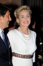 SHARON STONE at Pilosio Building Peace Award 2015 Cocktail Party in Milan 09/123/2015