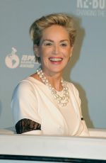 SHARON STONE at Pilosio Building Peace Award 2015 Cocktail Party in Milan 09/123/2015