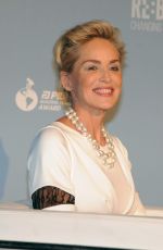 SHARON STONE at Pilosio Building Peace Award 2015 Cocktail Party in Milan 09/123/2015