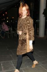 SIENNA MILLER Arrives at Ham Yard Hotel in London 09/08/2015