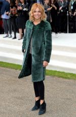 SIENNA MILLER at Burberry Prorsum Fashion Show in London 09/21/2015