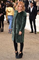 SIENNA MILLER at Burberry Prorsum Fashion Show in London 09/21/2015