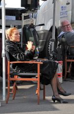 SIENNA MILLER on the Set of The Lost City of Z in Belfast 09/09/2015