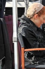 SIENNA MILLER on the Set of The Lost City of Z in Belfast 09/09/2015