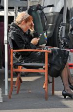 SIENNA MILLER on the Set of The Lost City of Z in Belfast 09/09/2015