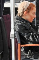 SIENNA MILLER on the Set of The Lost City of Z in Belfast 09/09/2015