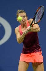 SIMONA HALEP at 2015 US Open in New York, Day 6, 09/05/2015