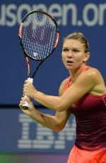 SIMONA HALEP at 2015 US Open in New York, Day 6, 09/05/2015