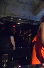 SOLANGE KNOWLES DJing at Spring 2016 New York Fashion Week 09/13/2015