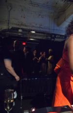 SOLANGE KNOWLES DJing at Spring 2016 New York Fashion Week 09/13/2015