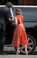 SOPHIA BUSH Arrives at Her Hotel in New York 09/29/2015