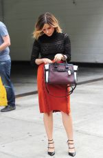 SOPHIA BUSH Lleaves a Hotel in New York 09/28/2015