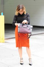 SOPHIA BUSH Lleaves a Hotel in New York 09/28/2015