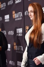 SOPHIE TURENR at 2015 Bafta Los Angeles TV Tea in Beverly Hills 09/19/2015