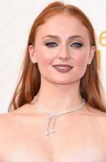 SOPHIE TURNER at 2015 Emmy Awards in Los Angeles 09/20/2015