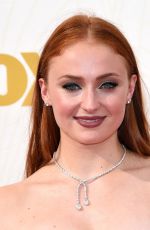 SOPHIE TURNER at 2015 Emmy Awards in Los Angeles 09/20/2015