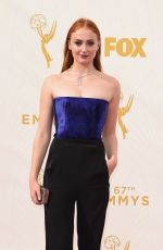 SOPHIE TURNER at 2015 Emmy Awards in Los Angeles 09/20/2015