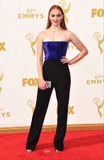 SOPHIE TURNER at 2015 Emmy Awards in Los Angeles 09/20/2015