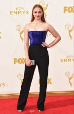 SOPHIE TURNER at 2015 Emmy Awards in Los Angeles 09/20/2015