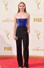 SOPHIE TURNER at 2015 Emmy Awards in Los Angeles 09/20/2015