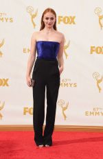 SOPHIE TURNER at 2015 Emmy Awards in Los Angeles 09/20/2015