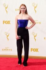 SOPHIE TURNER at 2015 Emmy Awards in Los Angeles 09/20/2015