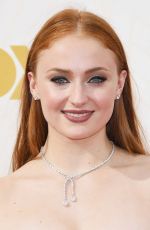 SOPHIE TURNER at 2015 Emmy Awards in Los Angeles 09/20/2015