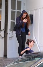 SOPHIE TURNER Heading to Airport in Montreal 08/31/2015