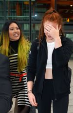SOPHIE TURNER in Leggings at Heathrow Airport in London 09/22/2015