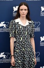 STACY MARTIN at The Childhood of a Leader Photocall at 2015 Venice Film Festival 09/05/2015