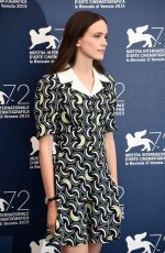 STACY MARTIN at The Childhood of a Leader Photocall at 2015 Venice Film Festival 09/05/2015