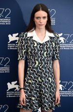 STACY MARTIN at The Childhood of a Leader Photocall at 2015 Venice Film Festival 09/05/2015