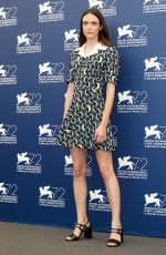 STACY MARTIN at The Childhood of a Leader Photocall at 2015 Venice Film Festival 09/05/2015